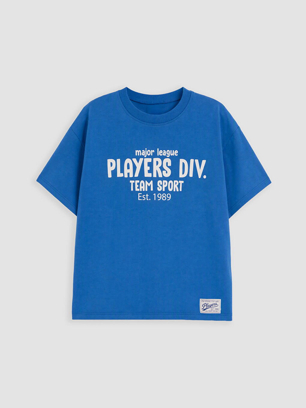 Boys' Printed T-shirt And Striped Shorts-1