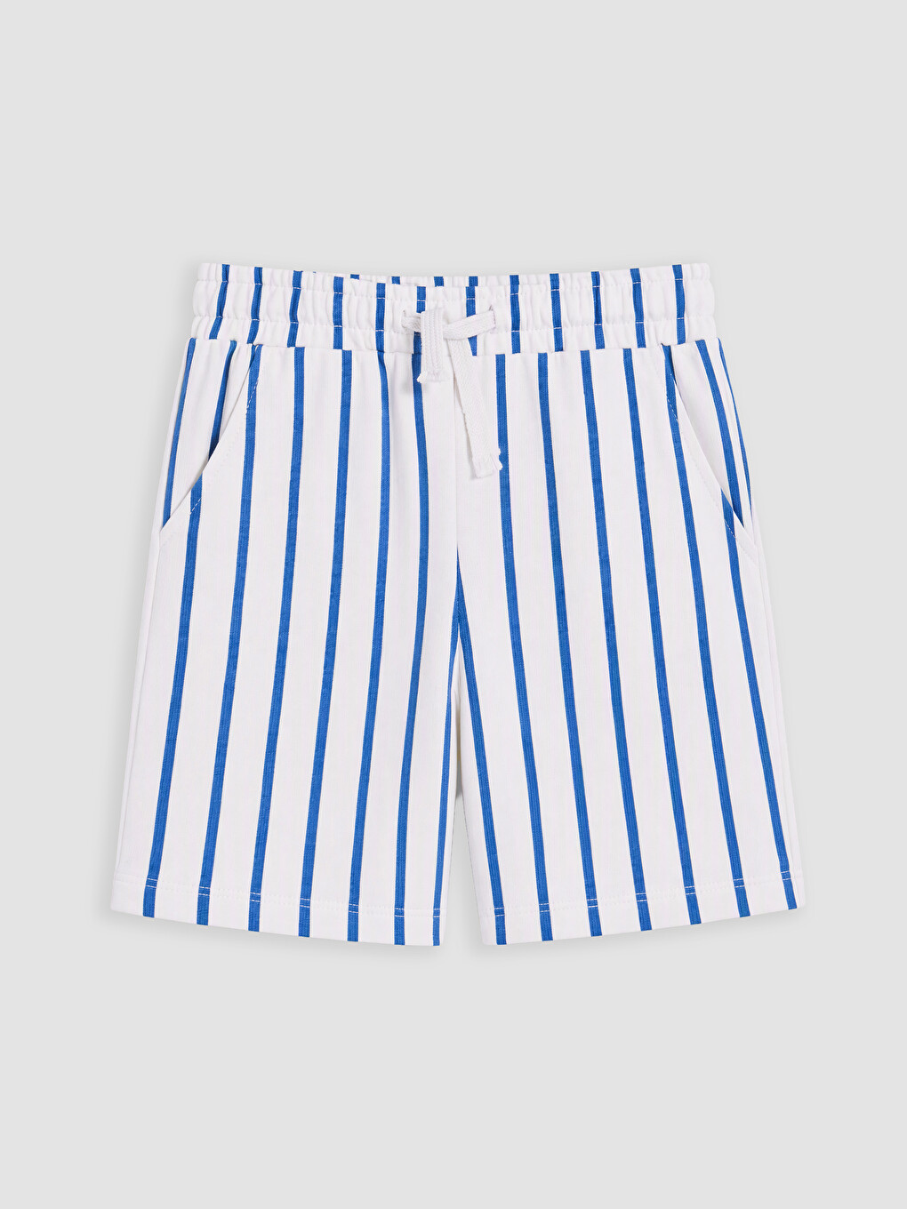 Boys' Printed T-shirt And Striped Shorts-5