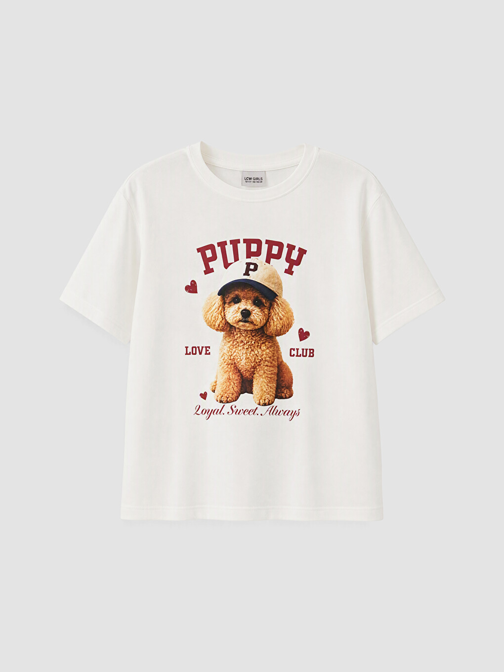 Ekru Kız Çocuk Şortlu Pijama Takımı-1