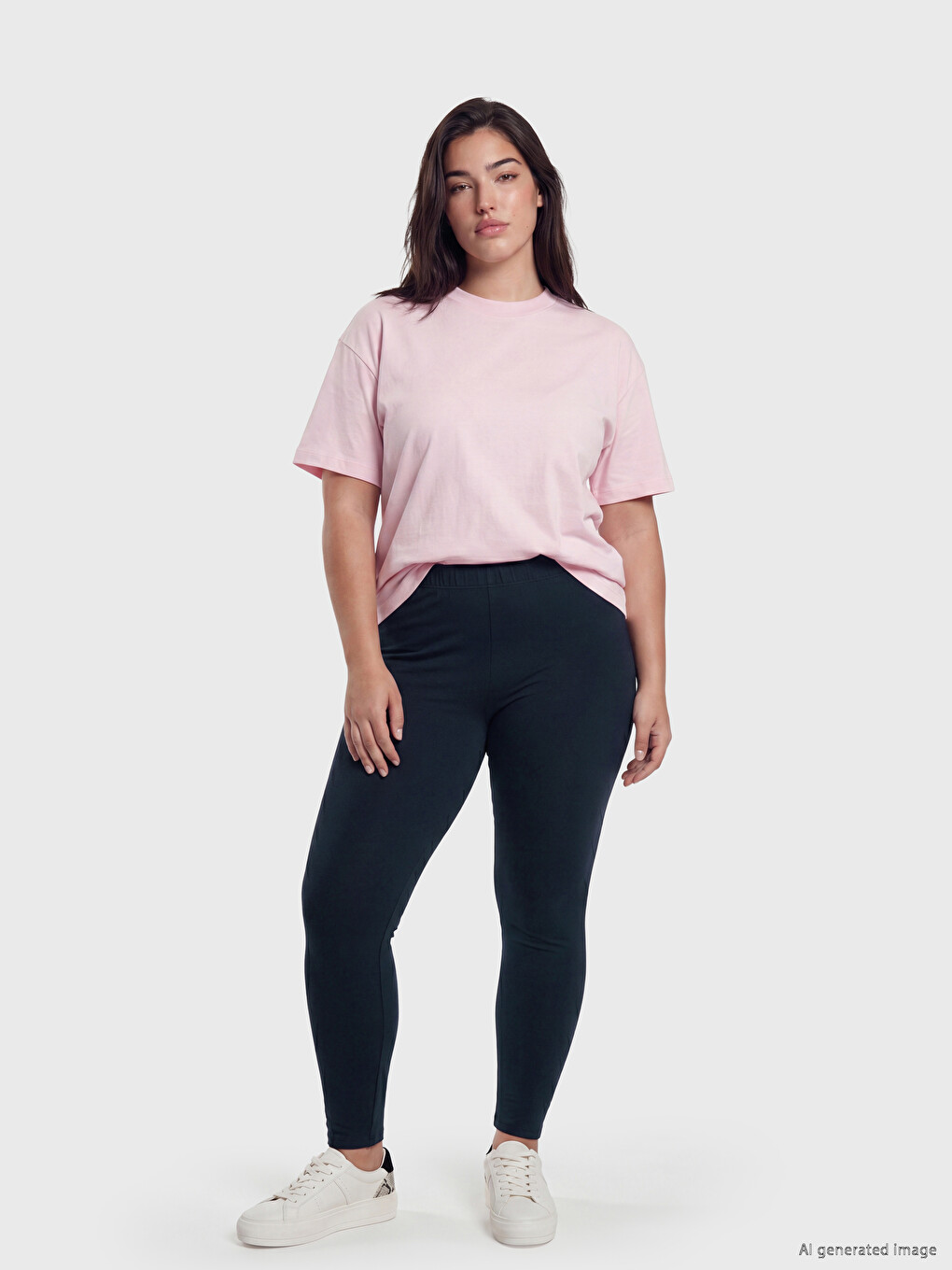 Elastic Waist Women's Leggings-4
