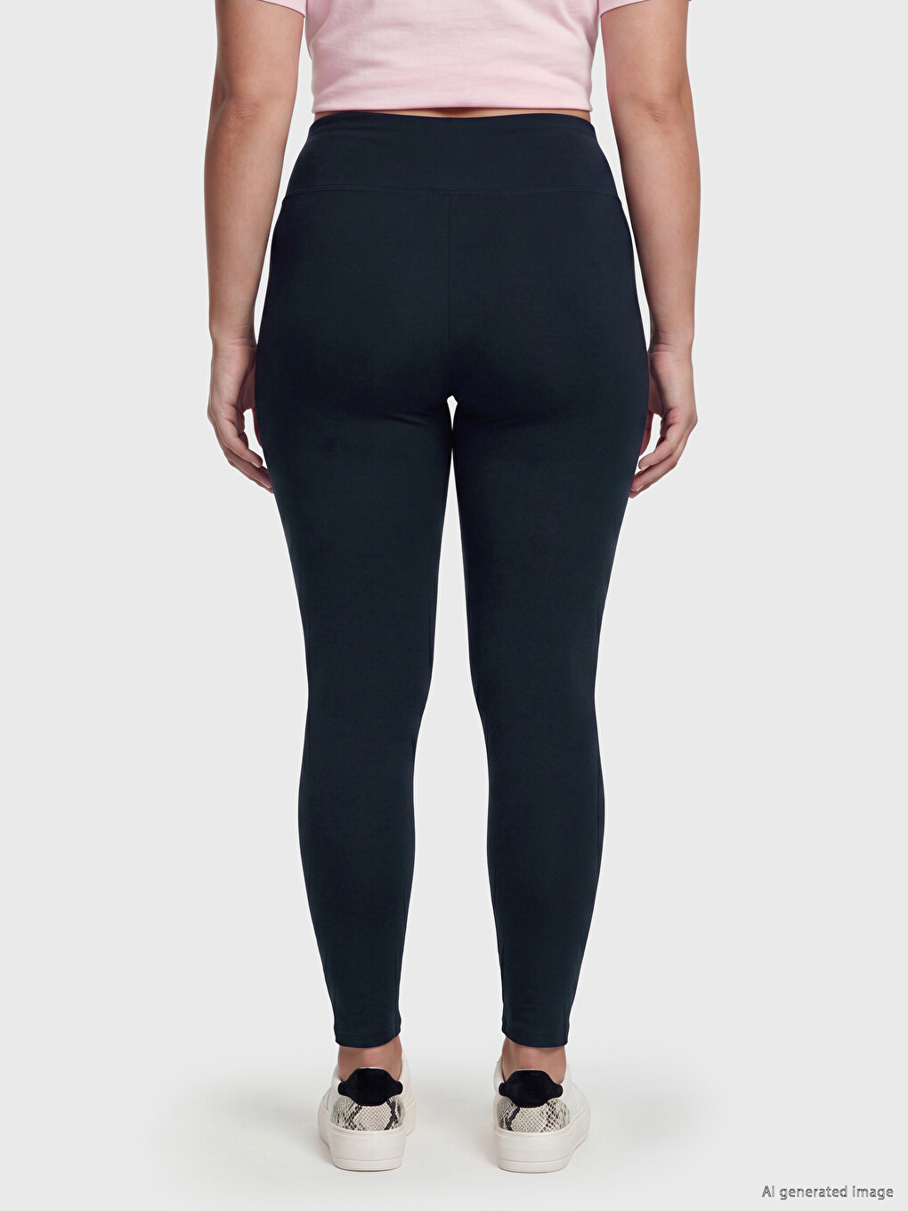 Elastic Waist Women's Leggings-7
