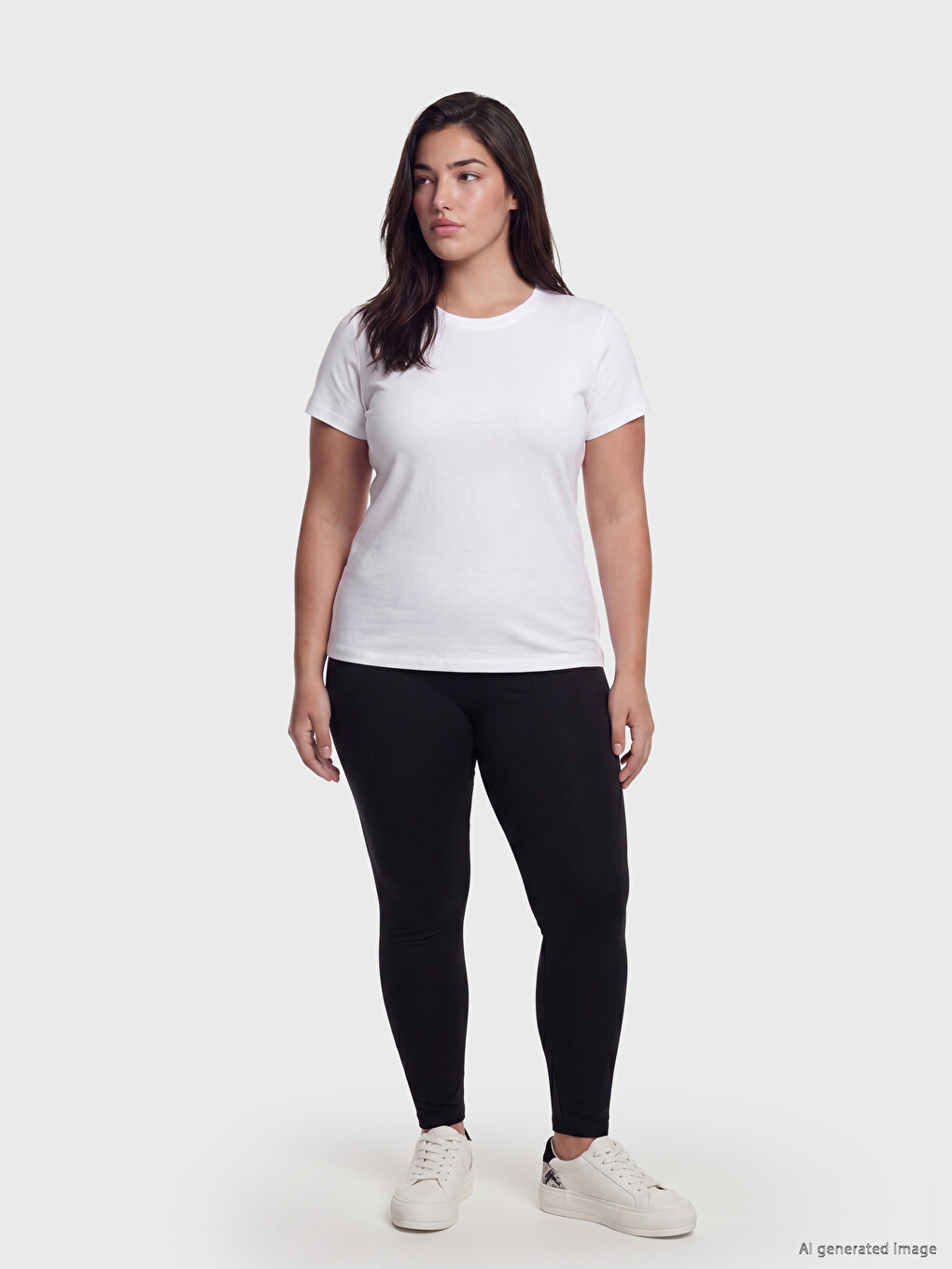 Elastic Waist Women's Leggings-4