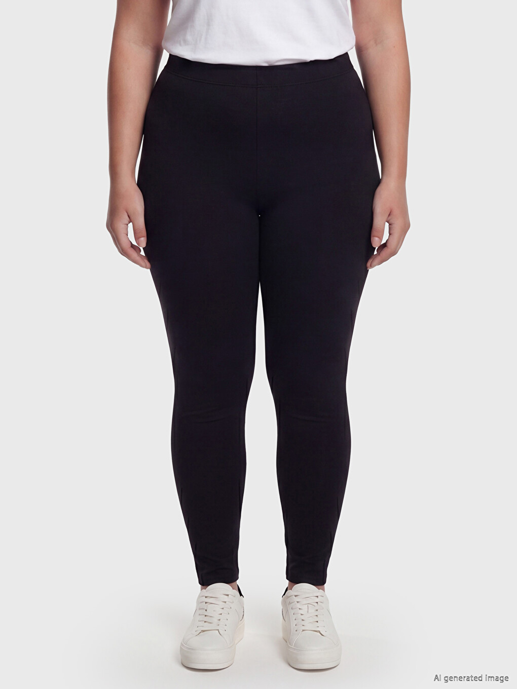 Elastic Waist Women's Leggings-5