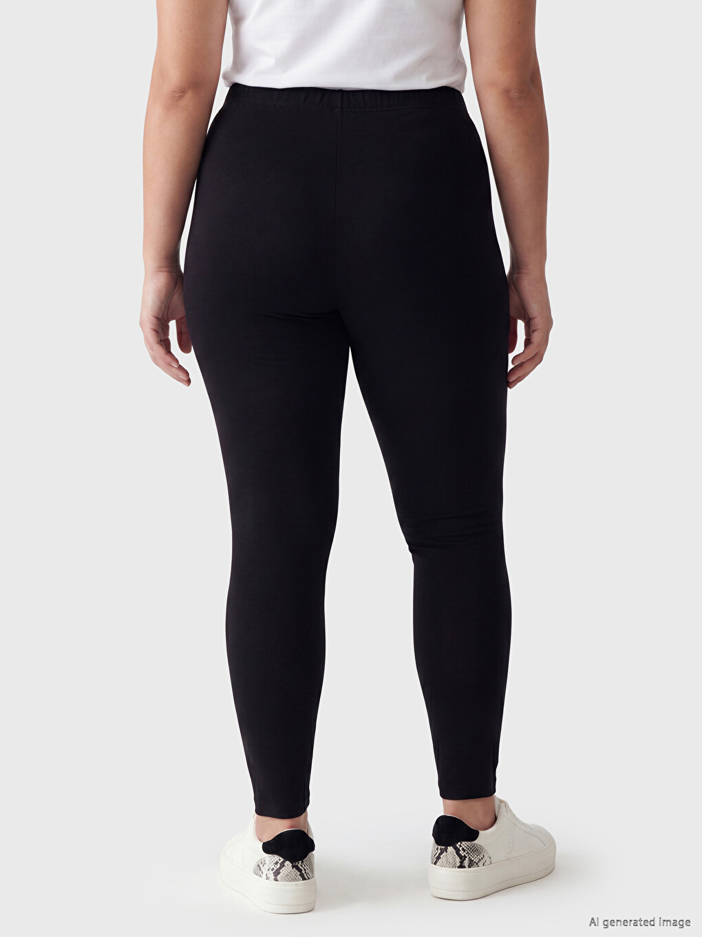 Elastic Waist Women's Leggings-7