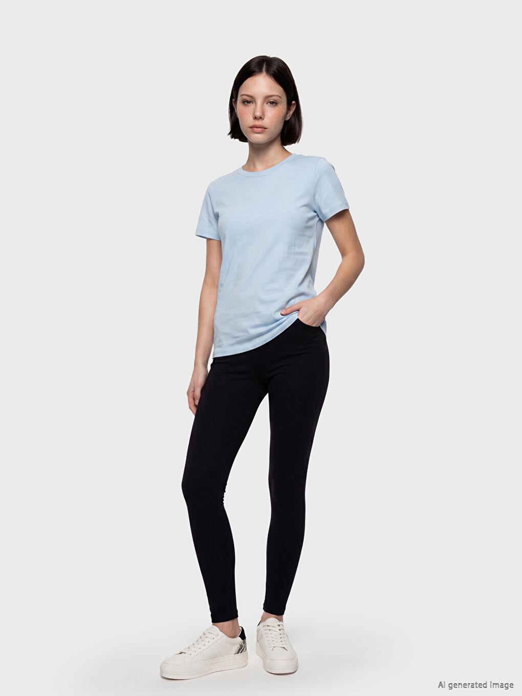 Elastic Waist Women's Leggings