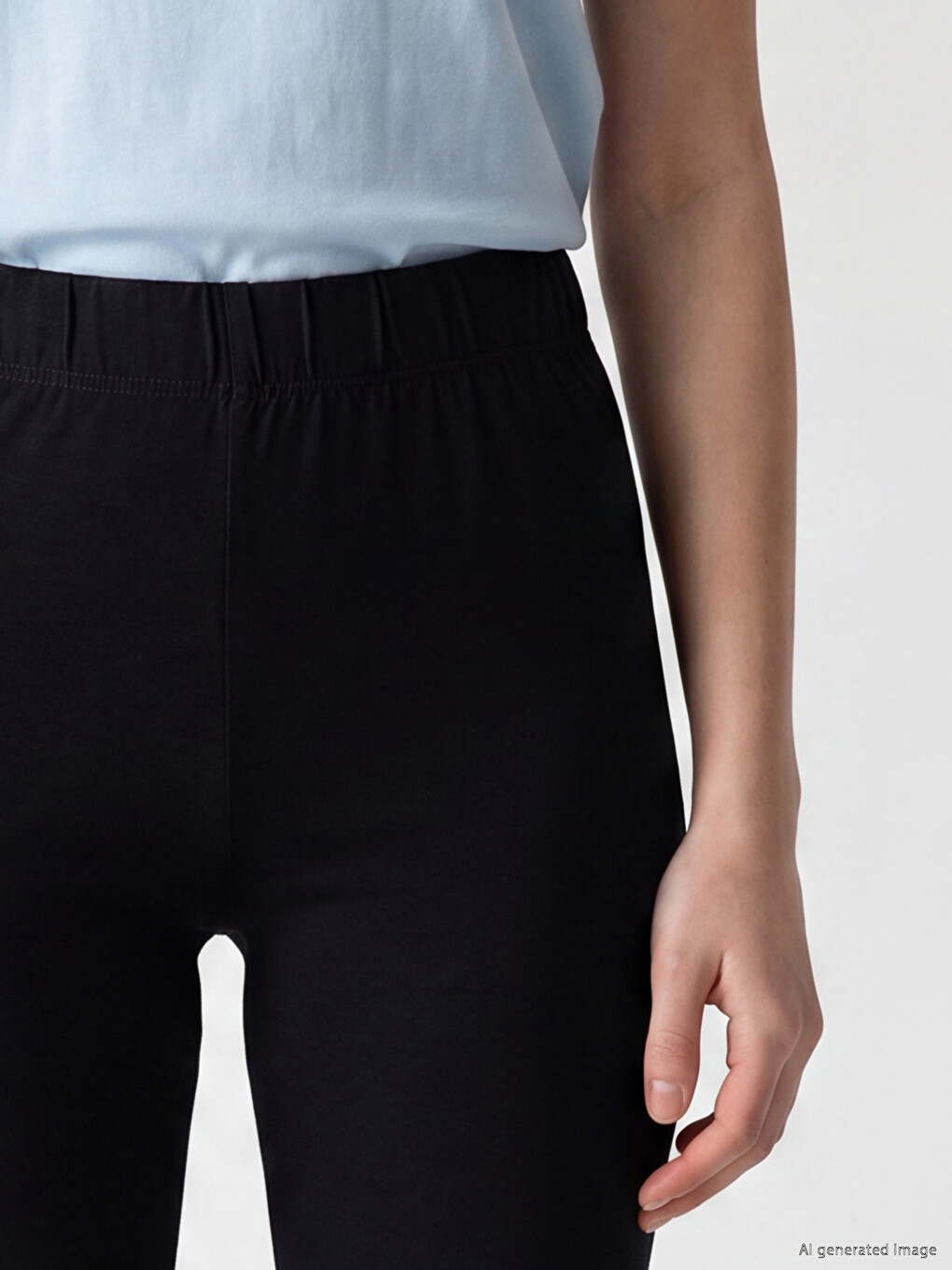 Elastic Waist Women's Leggings-2
