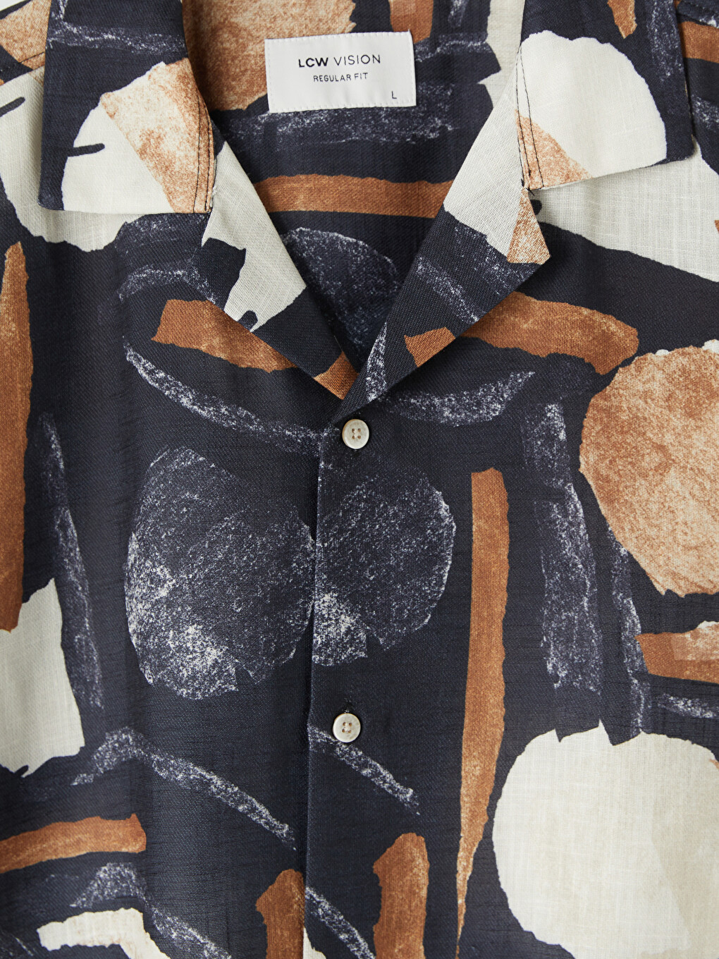 Regular Fit Patterned Men's Shirt-2