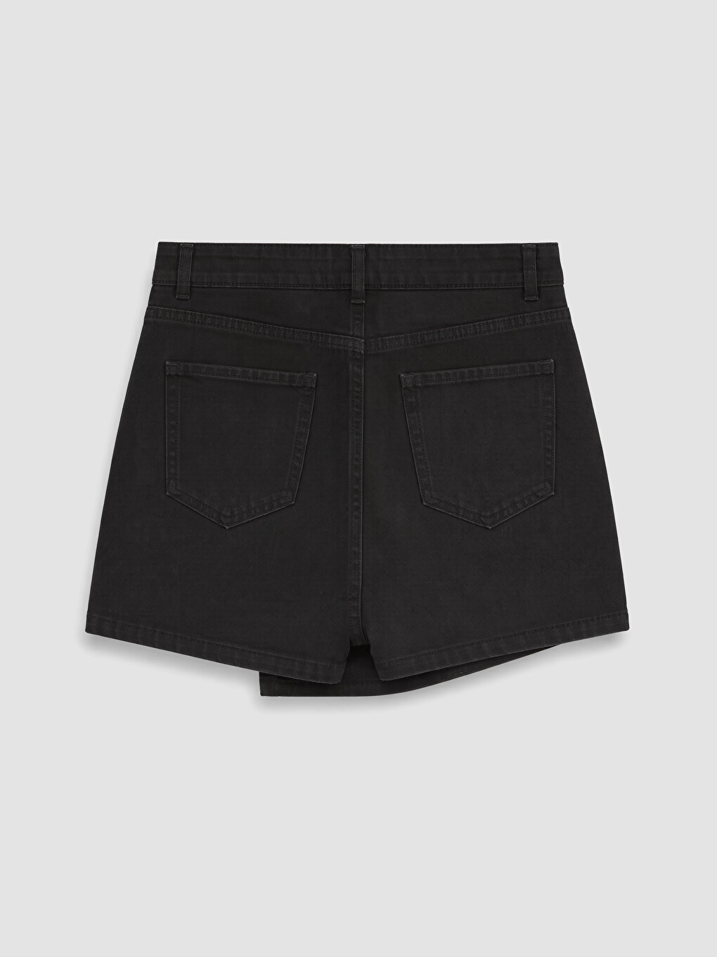 Femër E Zeze Pant. Xhins Me Mbivendosje-3