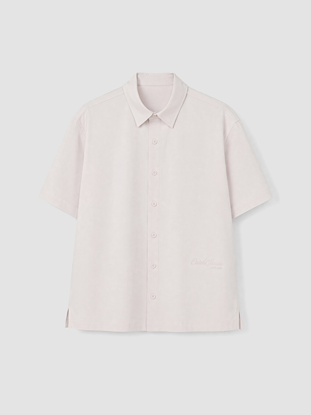 Pembe Loose Fit Erkek Gömlek