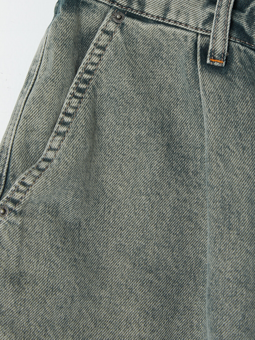 Mavi Loose Fit Erkek Jean Şort-2