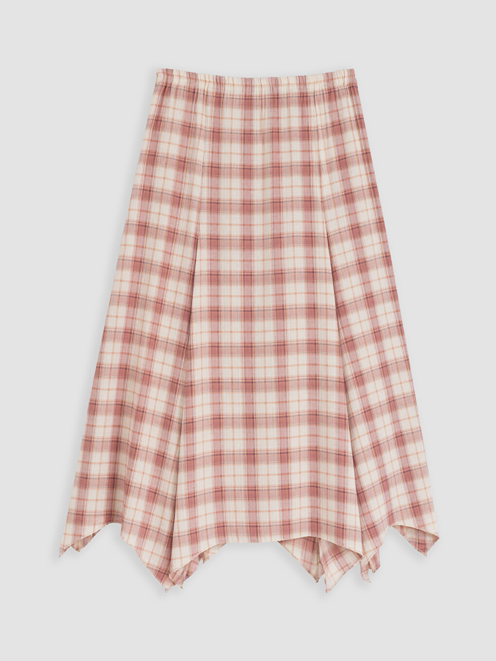 Woman Pink Skirt-2