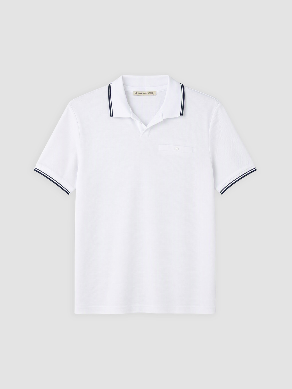 Polo Collar Men's T-shirt-3