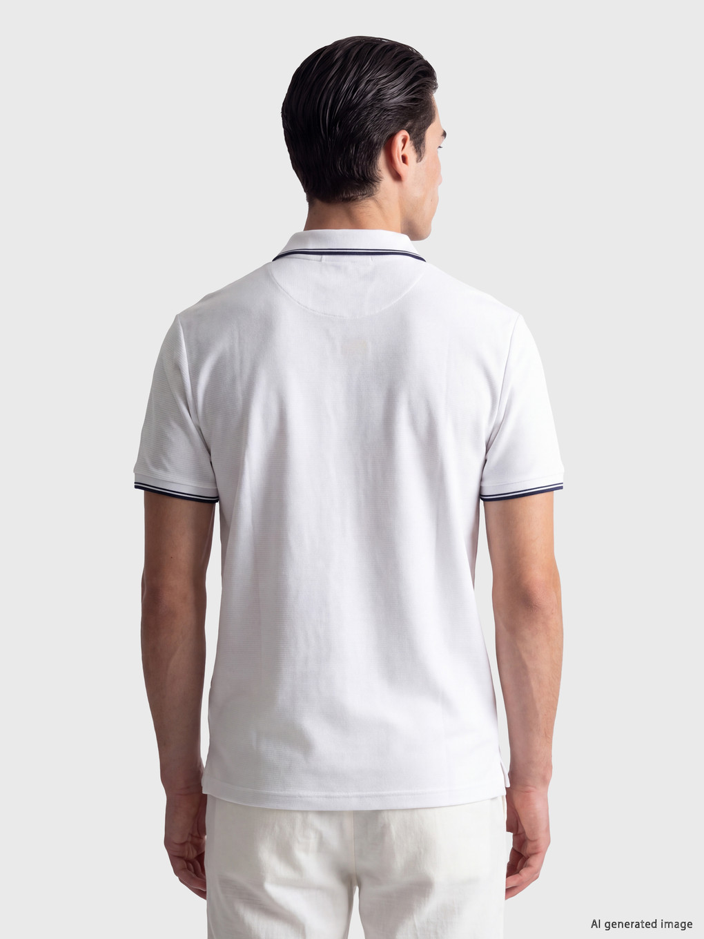 Polo Collar Men's T-shirt-2