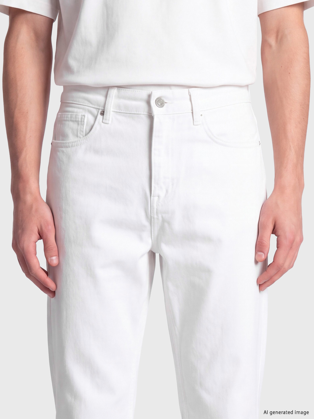 Ekru Regular Fit Erkek Pantolon-1