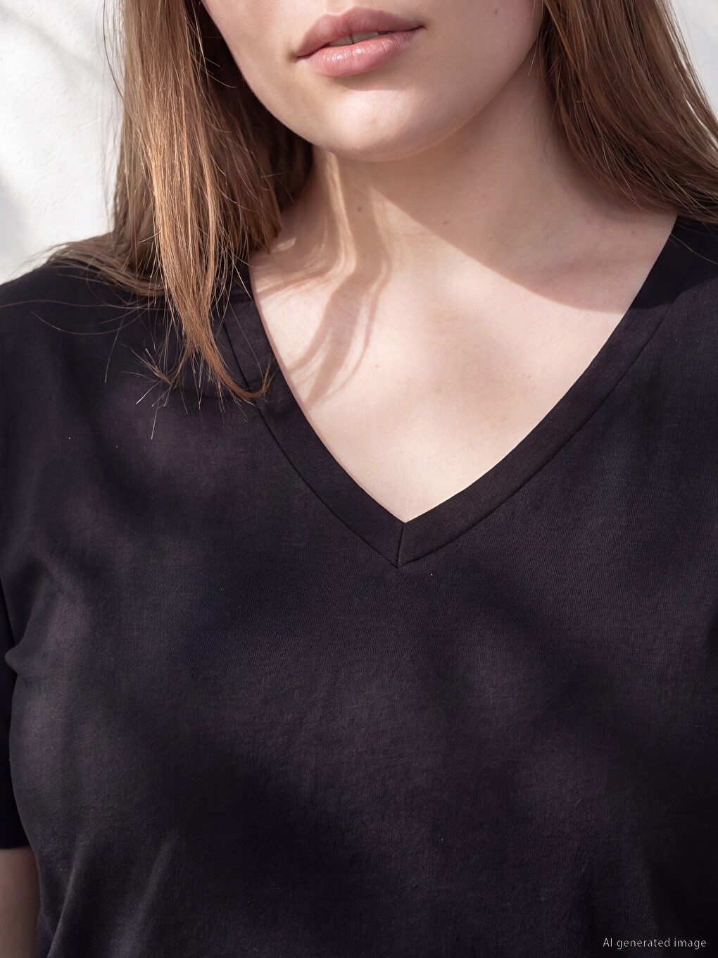Woman Black T-shirt-1