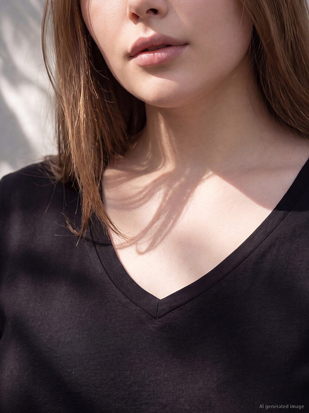 Woman Black T-shirt-1