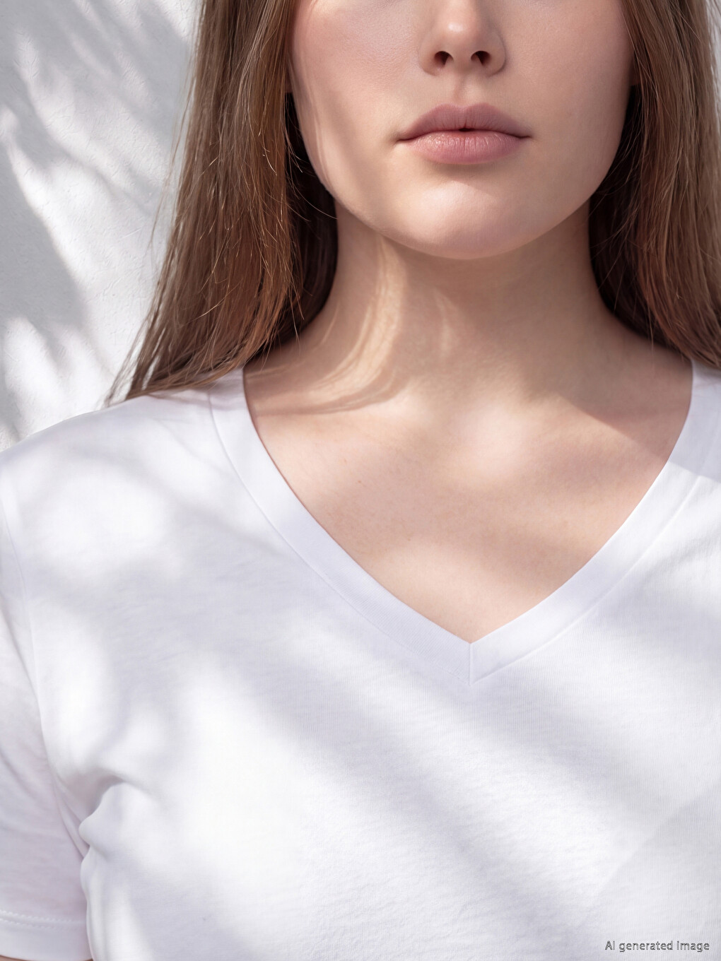 Woman White T-shirt-1