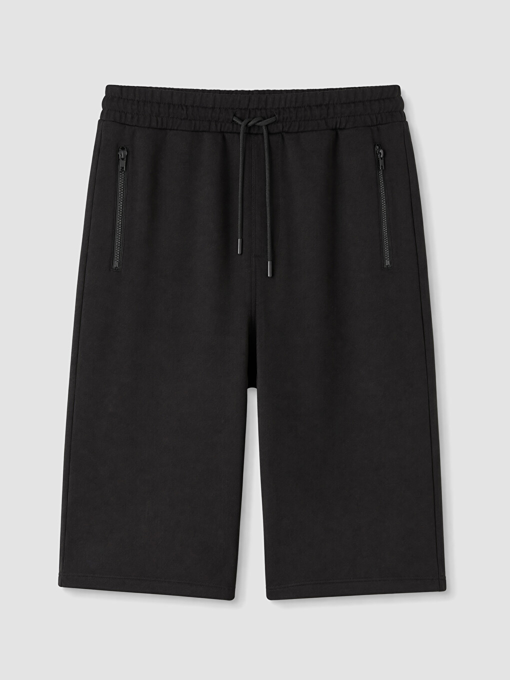 Siyah Regular Fit Erkek Şort-3