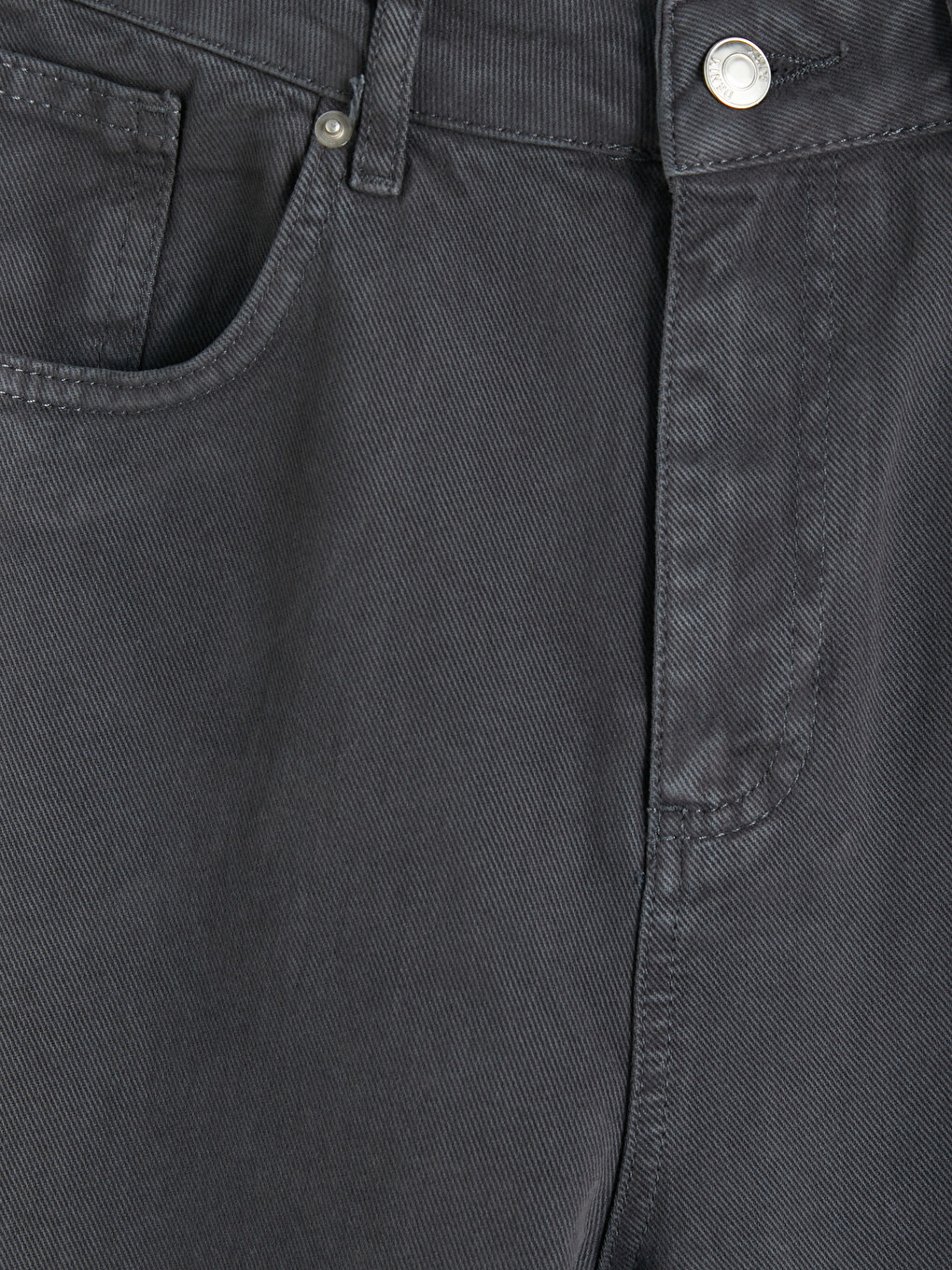 Antrasit Relax Fit Erkek Gabardin Pantolon-2