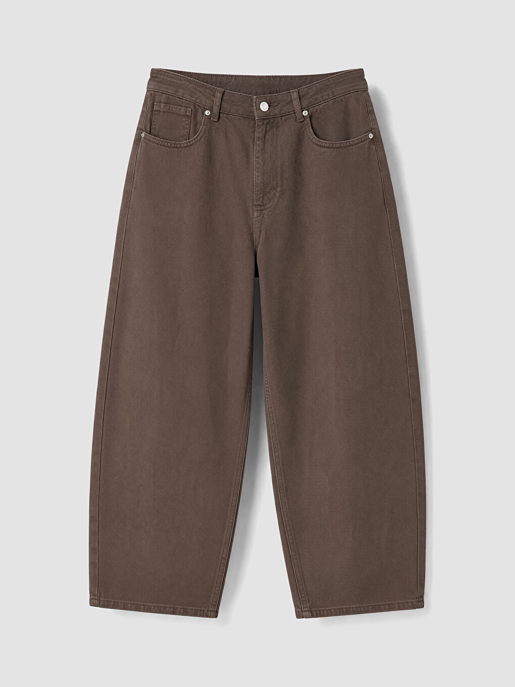 Kahverengi Relax Fit Erkek Gabardin Pantolon