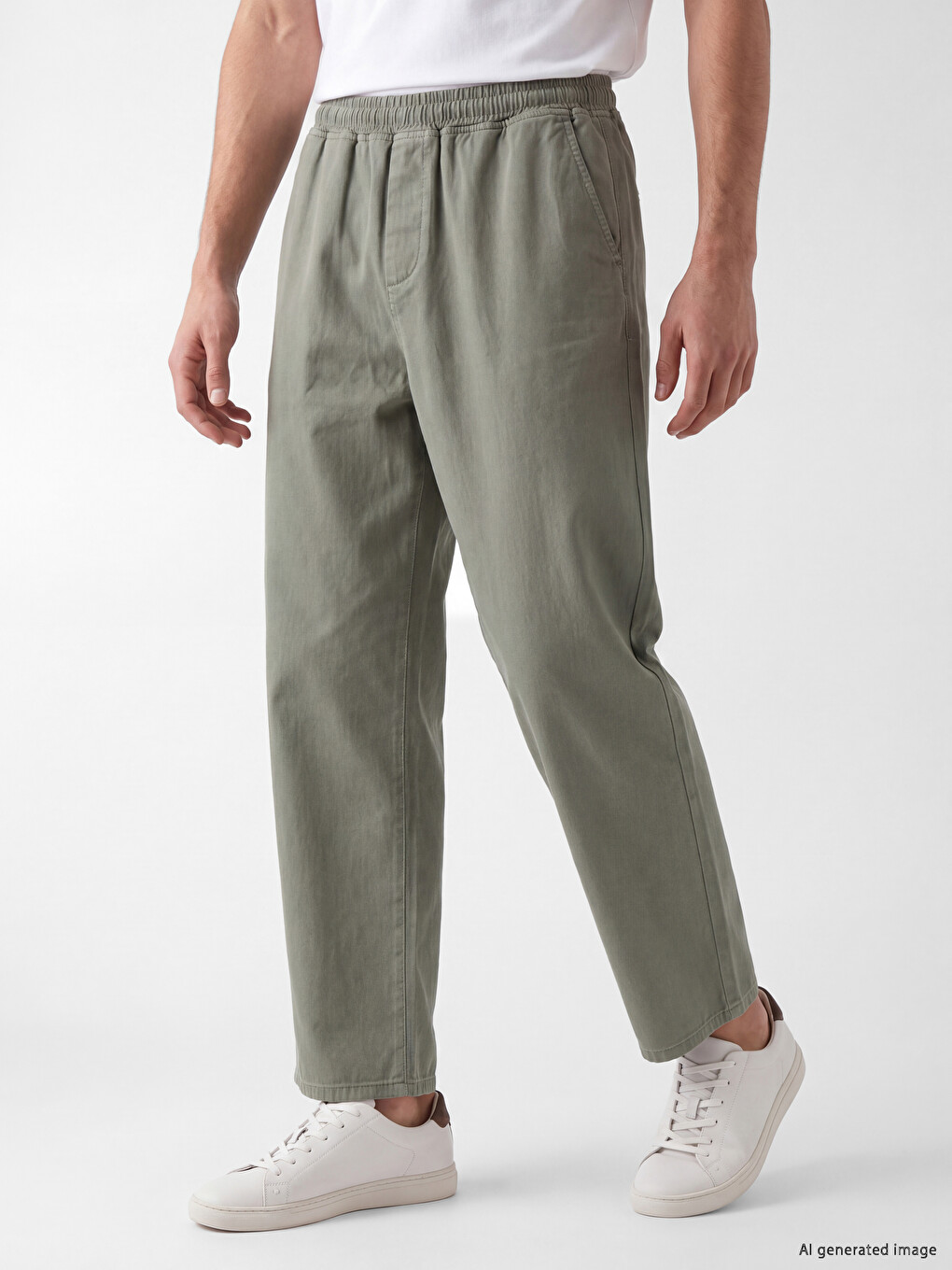 Haki Regular Fit Erkek Pantolon