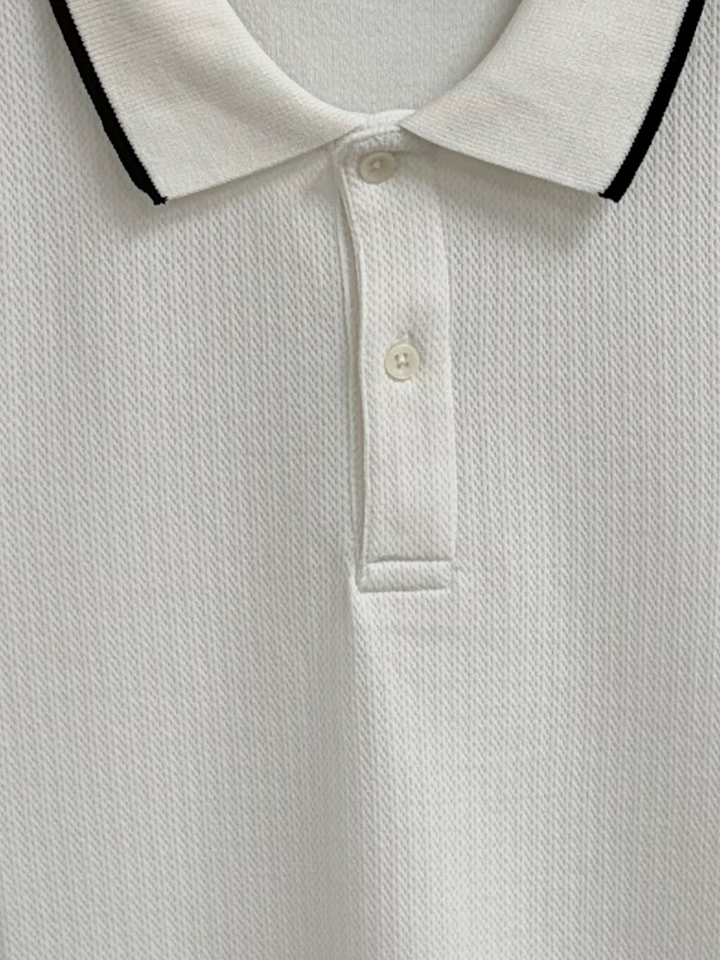 Regular Fit Polo Collar Men's T-shirt-1