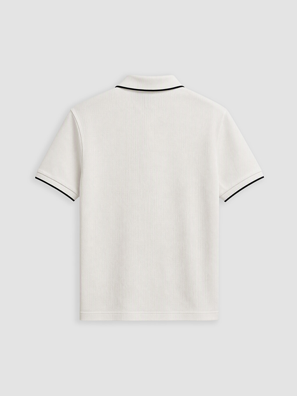 Regular Fit Polo Collar Men's T-shirt-2