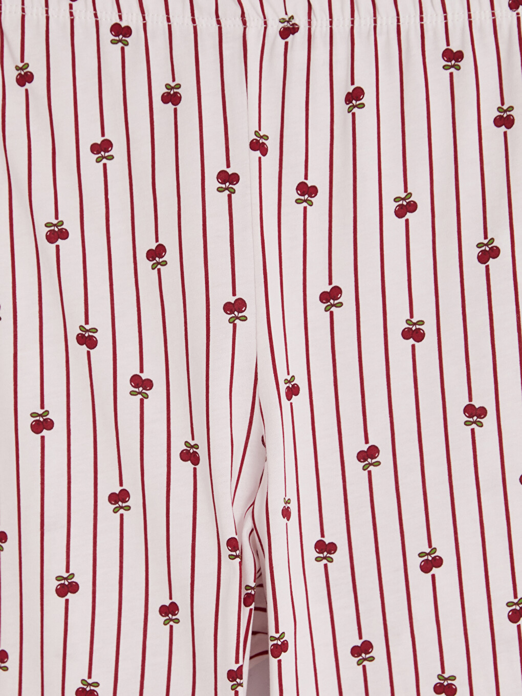 Crew Neck Printed Women's Pyjamas Set-5