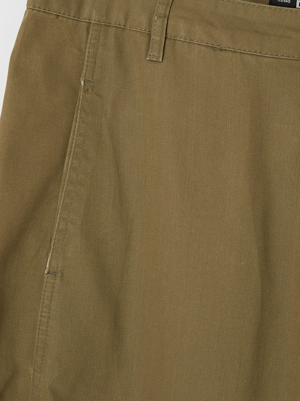 Sarı Loose Fit Erkek Jean Pantolon-5