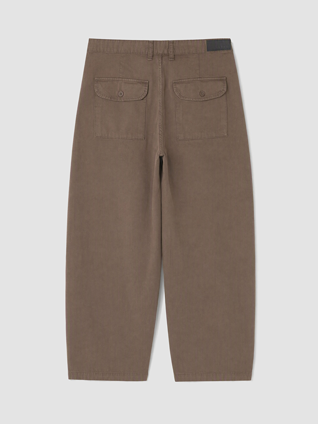 Kahverengi Balloon Fit Erkek Jean Pantolon-3