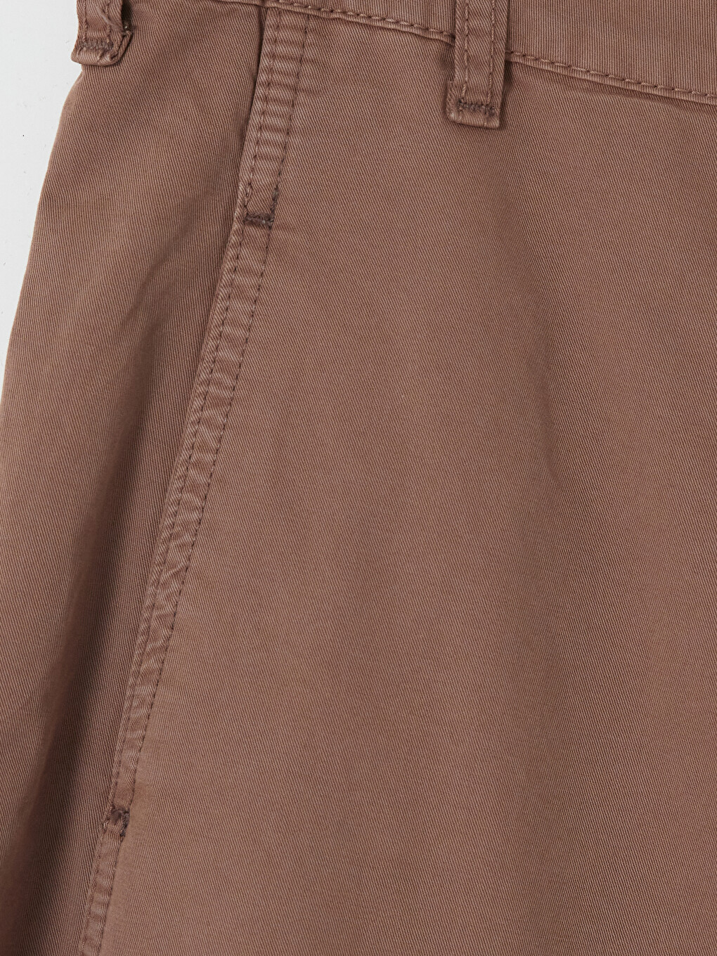 Kahverengi Loose Fit Erkek Jean Pantolon-1