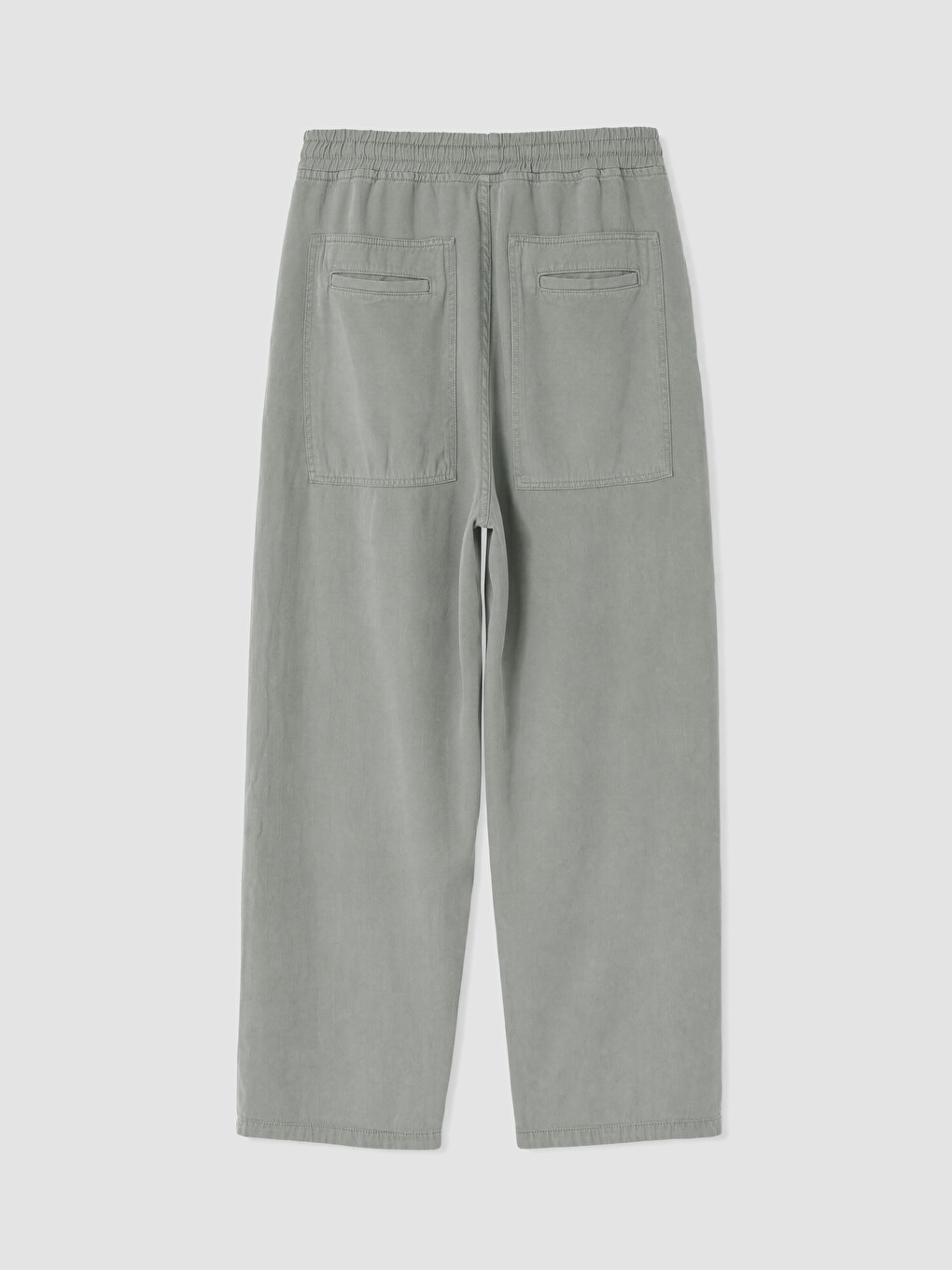Yeşil Loose Fit Erkek Jean Pantolon-6