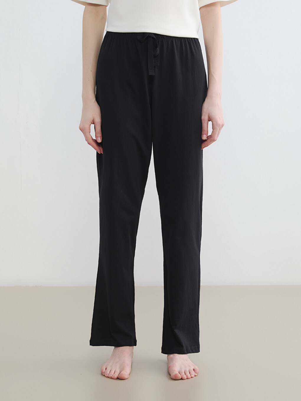 Elastic Waist Pyjama Bottoms-3