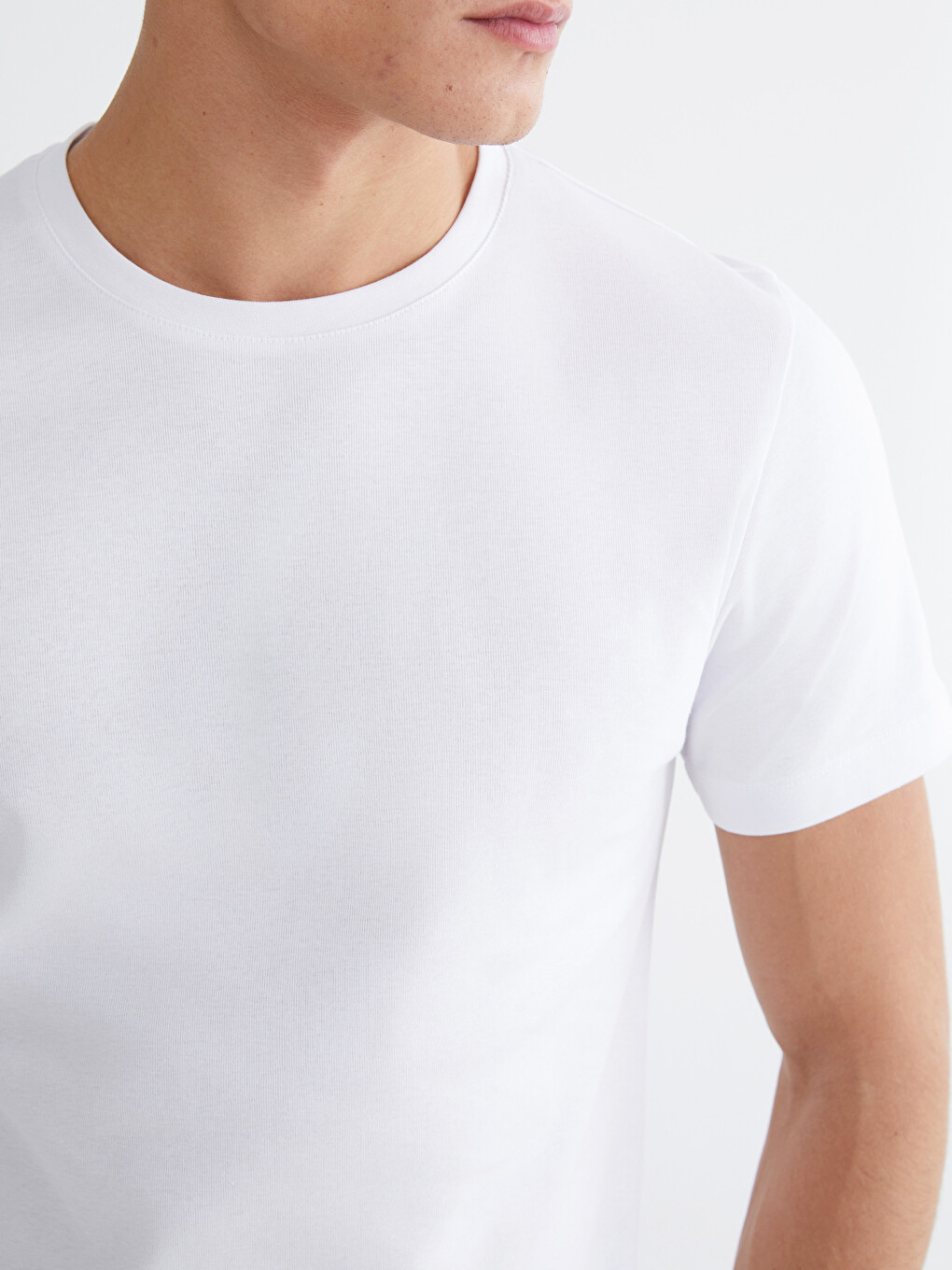 Crew Neck Jersey Men's T-shirt-2