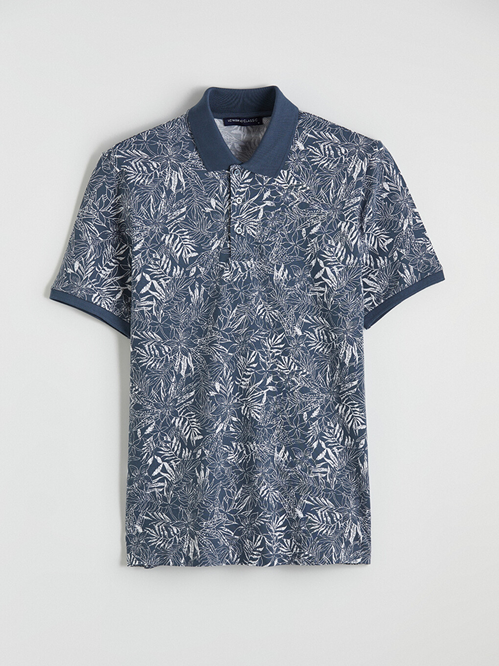 T-shirt I Stampuar Me Jakë Polo Me Mëngë Të Shkurtra Për Burra-4