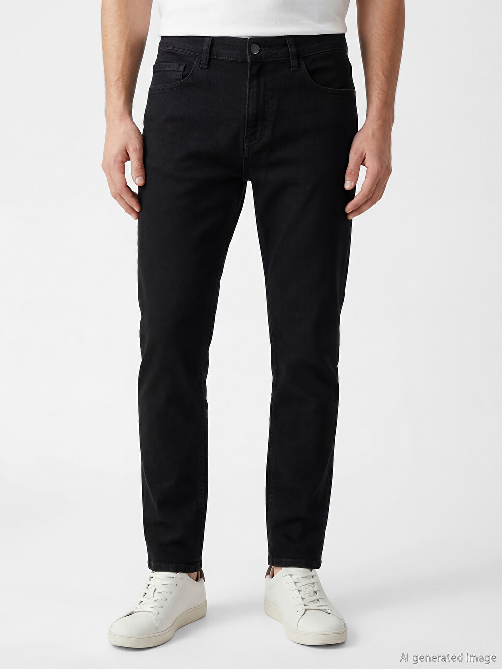 Siyah 779 Regular Fit Erkek Jean Pantolon-1