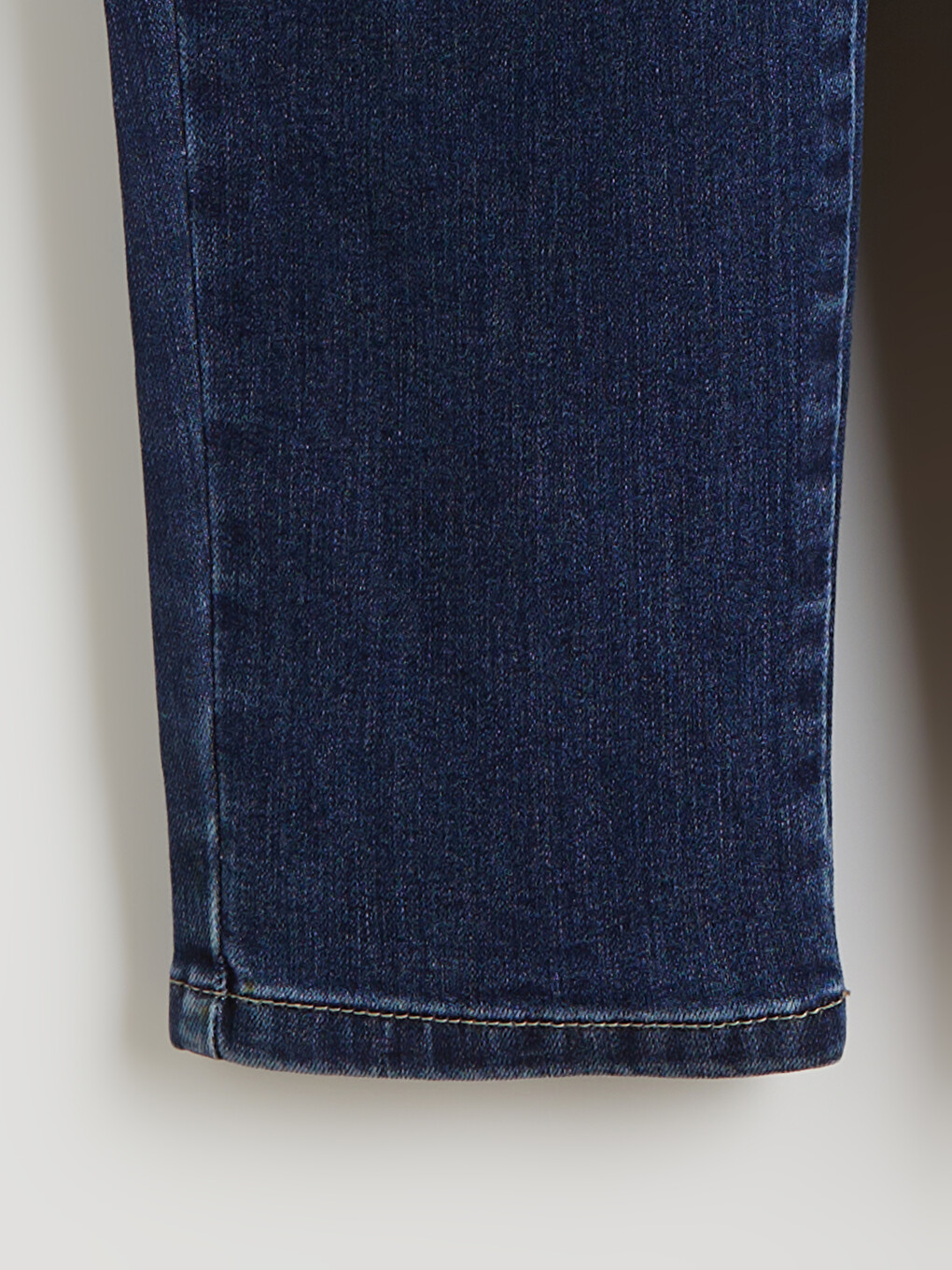 İndigo Beli Lastikli Erkek Çocuk Kargo Jean Pantolon-1