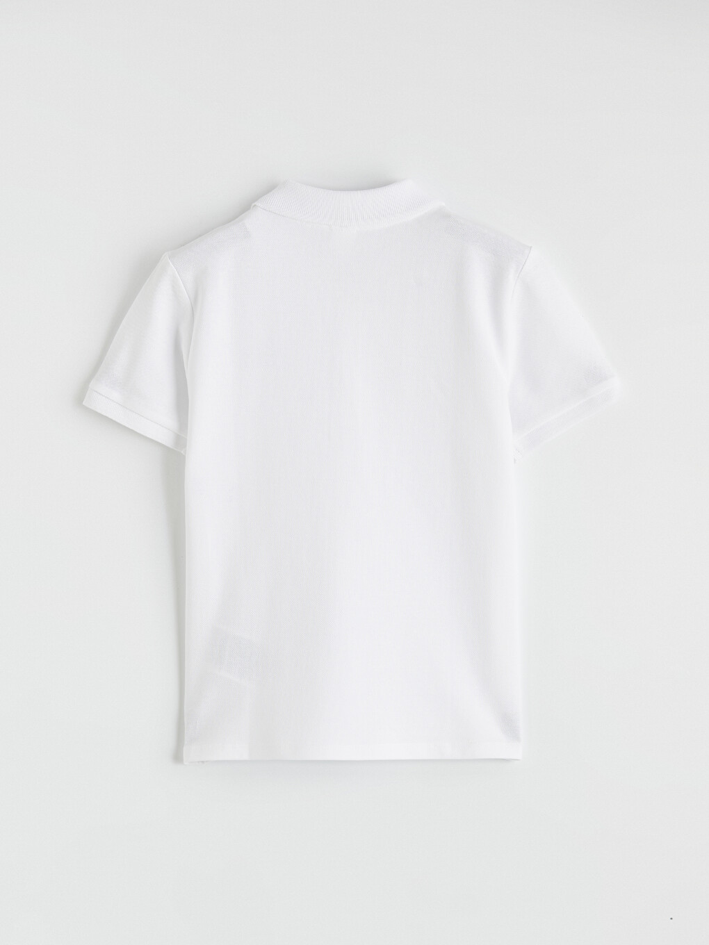 Polo Collar Short Sleeve Basic Boys' T-shirt-2