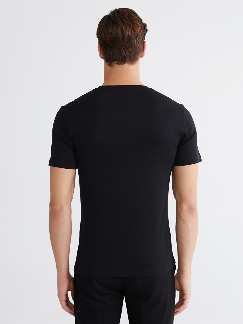Crew Neck Jersey Men's T-shirt-4