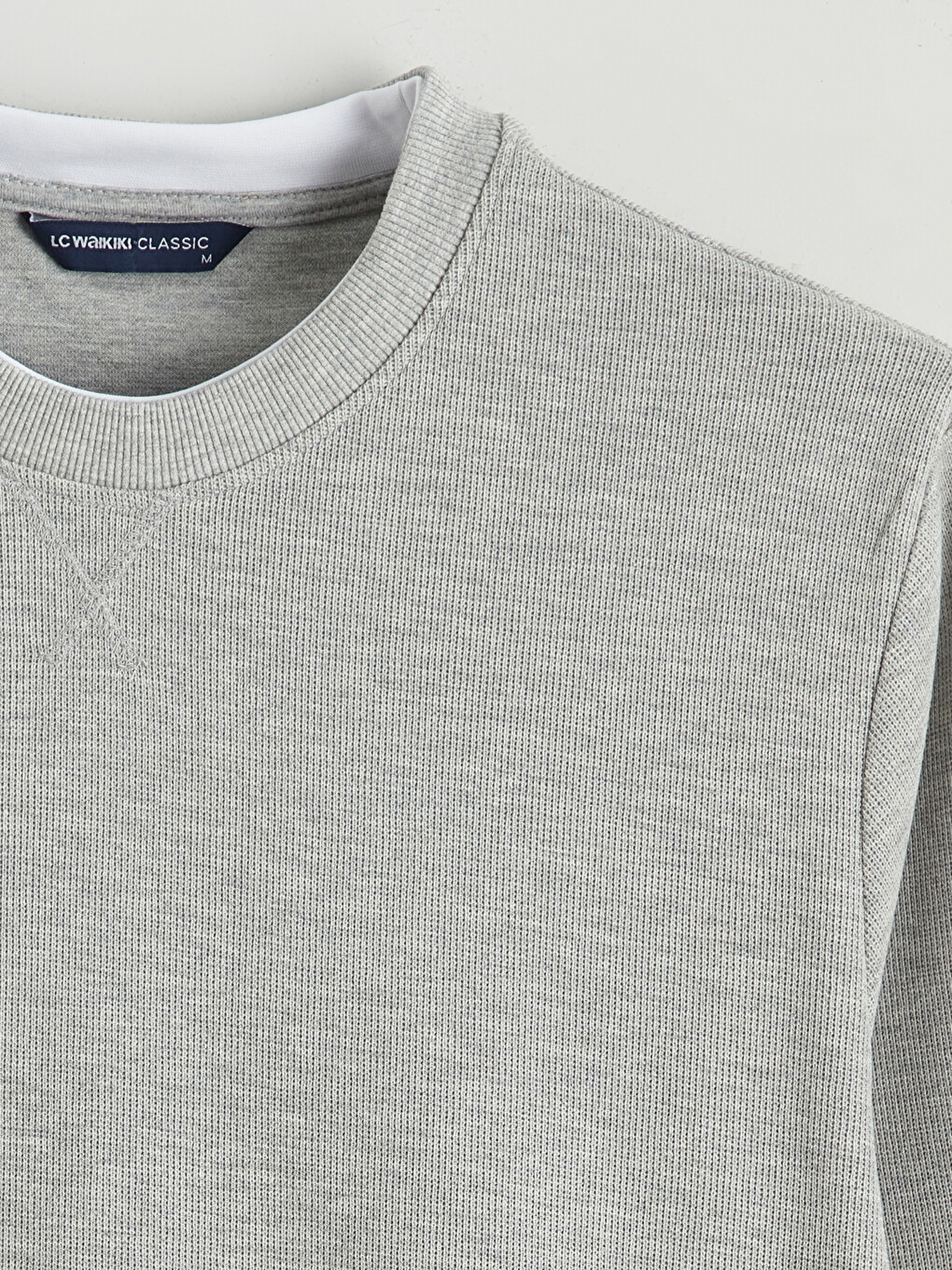 Crew Neck Long Sleeve Men's Sweatshirt-5