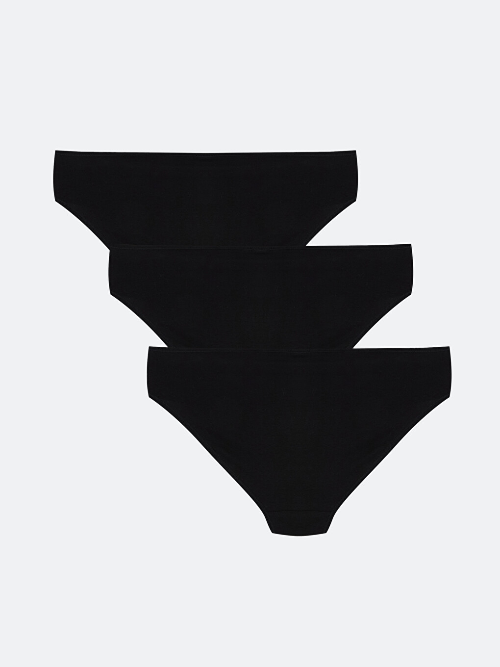 Set Of Three Plain Bikini Briefs-1