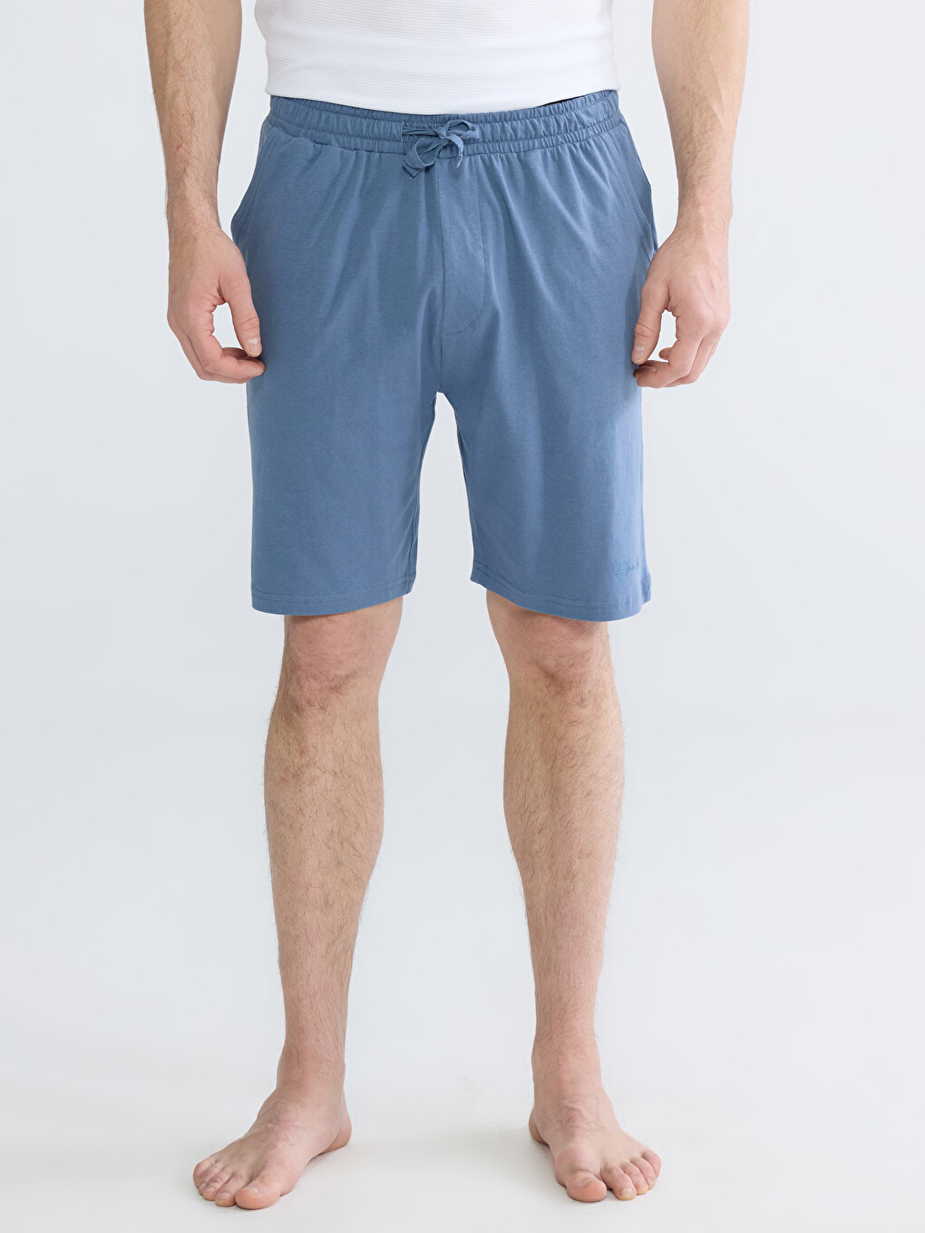 Slim Fit Men's Pyjama Bottoms Shorts-2