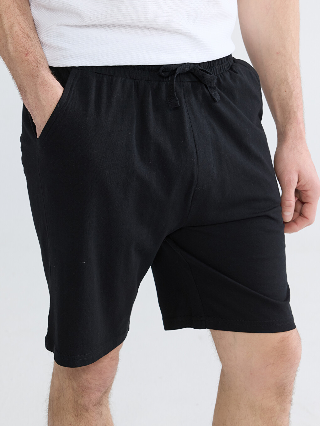 Slim Fit Men's Pyjama Bottoms Shorts-3