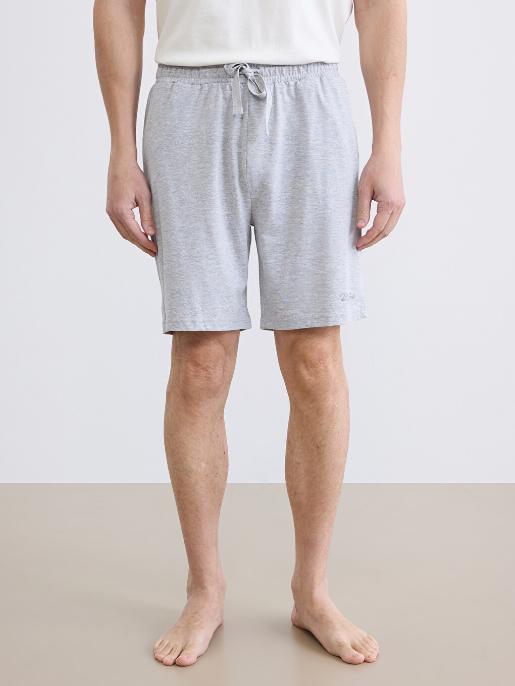 Pizhama Të Poshtme Të Shkurtra Slim Fit Për Burra-1