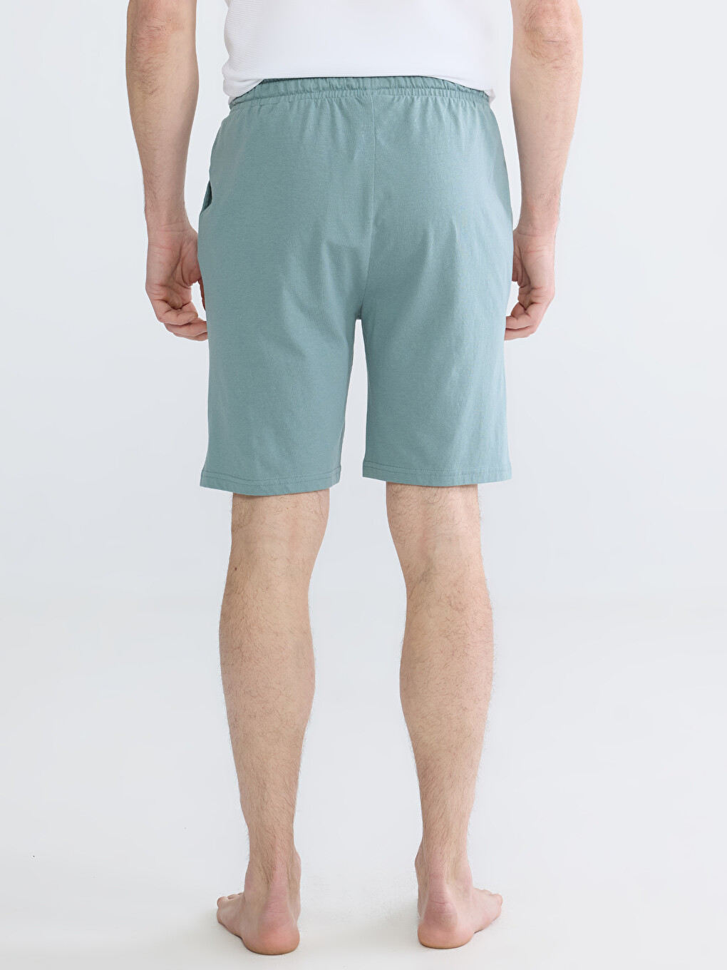 Pizhama Të Poshtme Të Shkurtra Slim Fit Për Burra-3