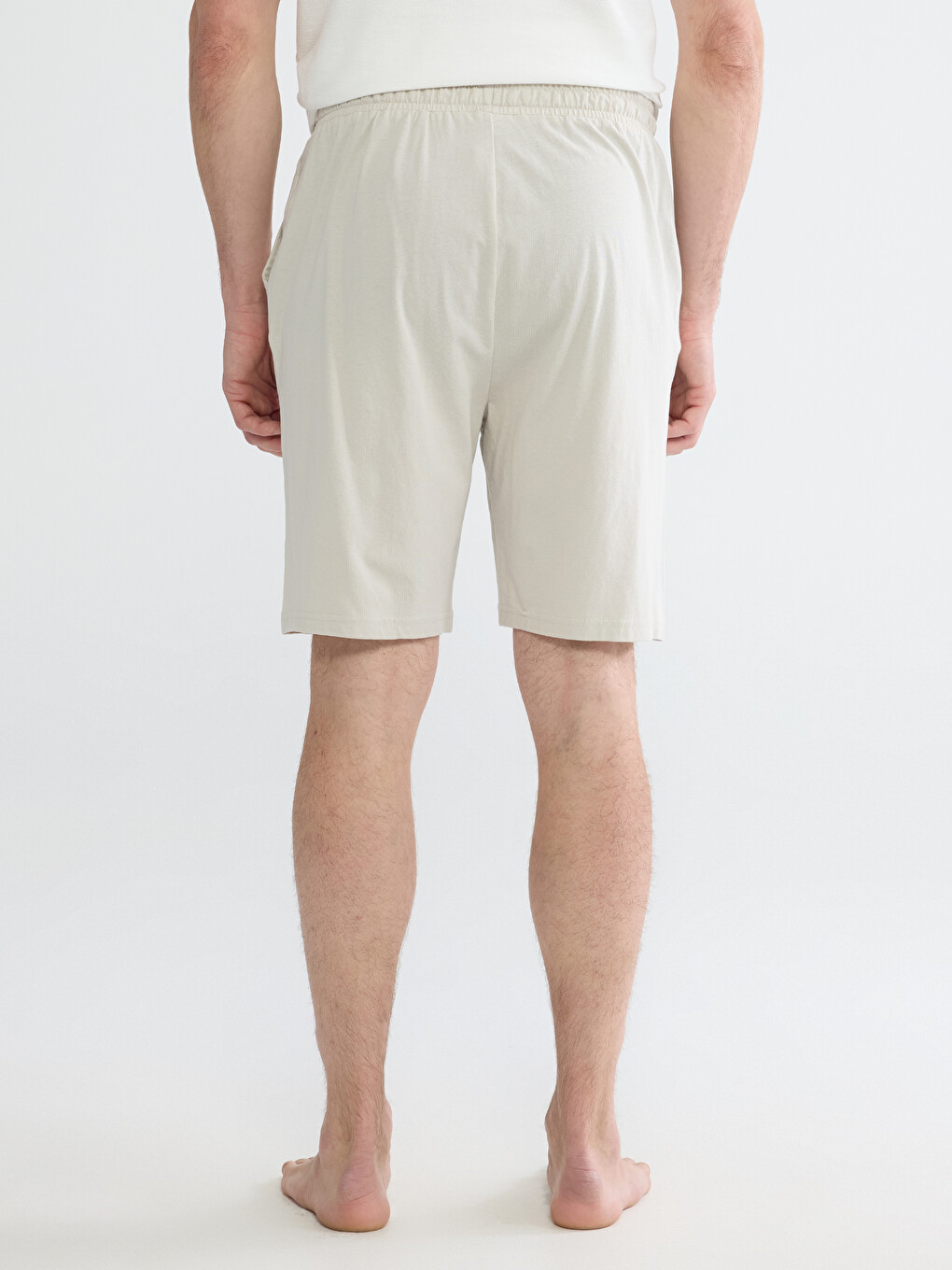 Pizhama Të Poshtme Të Shkurtra Slim Fit Për Burra-3