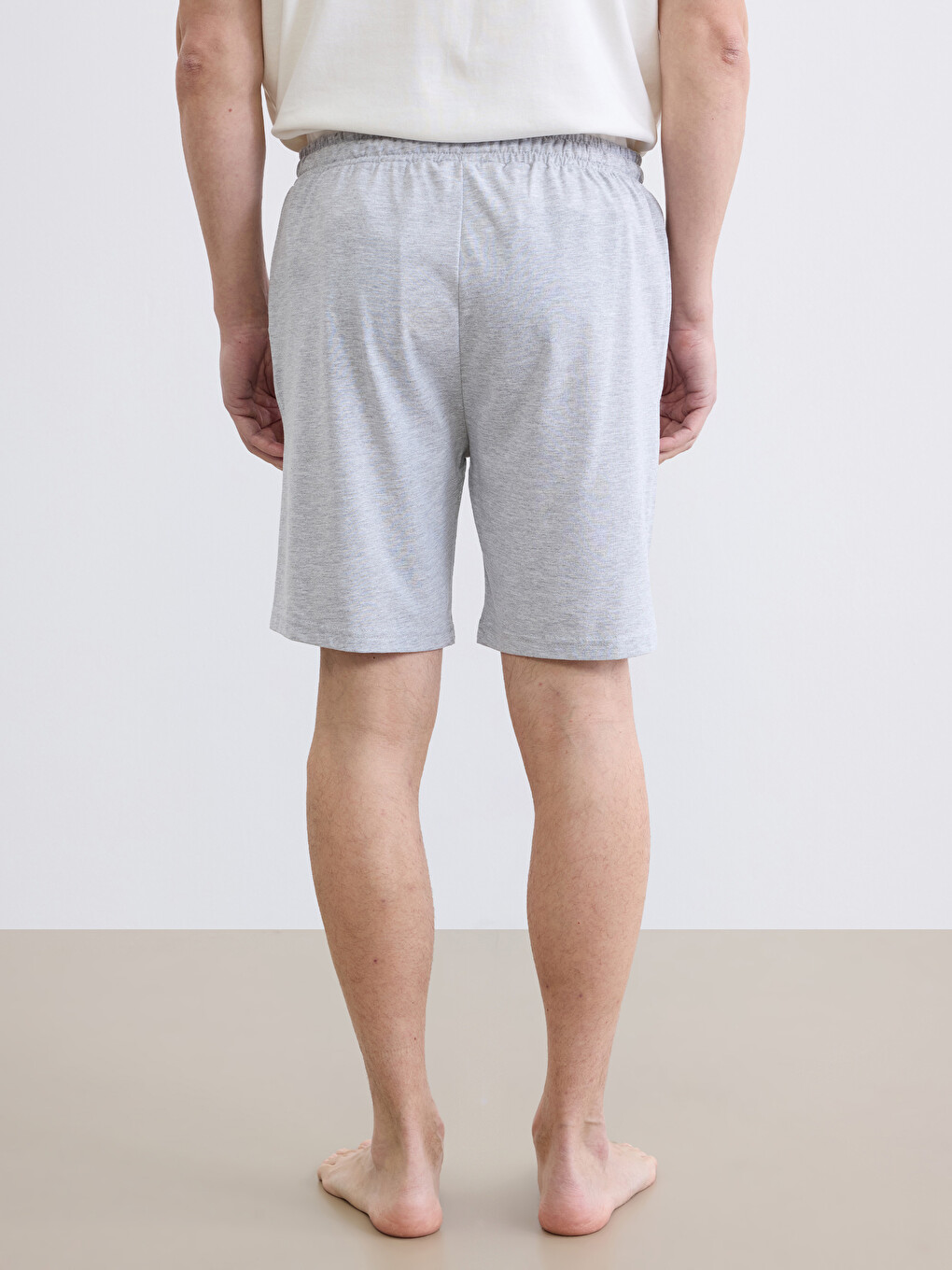 Pizhama Të Poshtme Të Shkurtra Slim Fit Për Burra-3