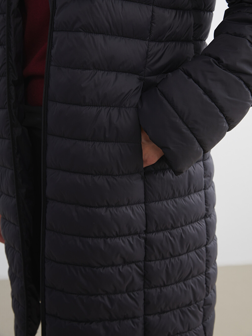 Hooded Women's Puffer Coat-2