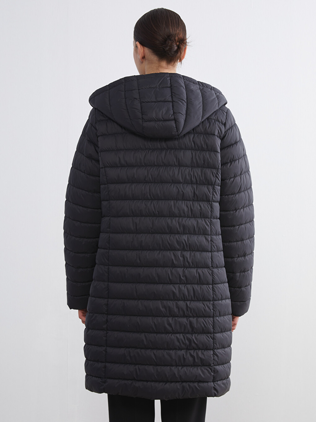 Hooded Women's Puffer Coat-4