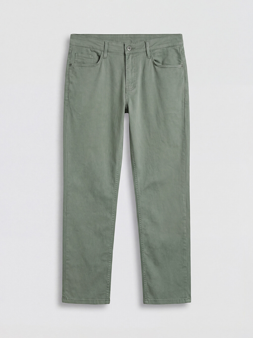 Standard Fit Gabardine Men's Chino Trousers-1